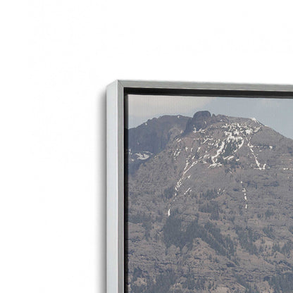 [Color:Polished Chrome], Picture of art in a Polished Chrome frame at an angle