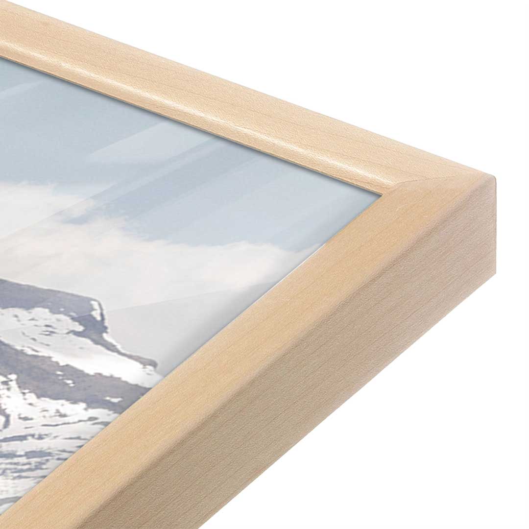 [Color:Raw Maple], Picture of art in a Raw Maple frame at an angle