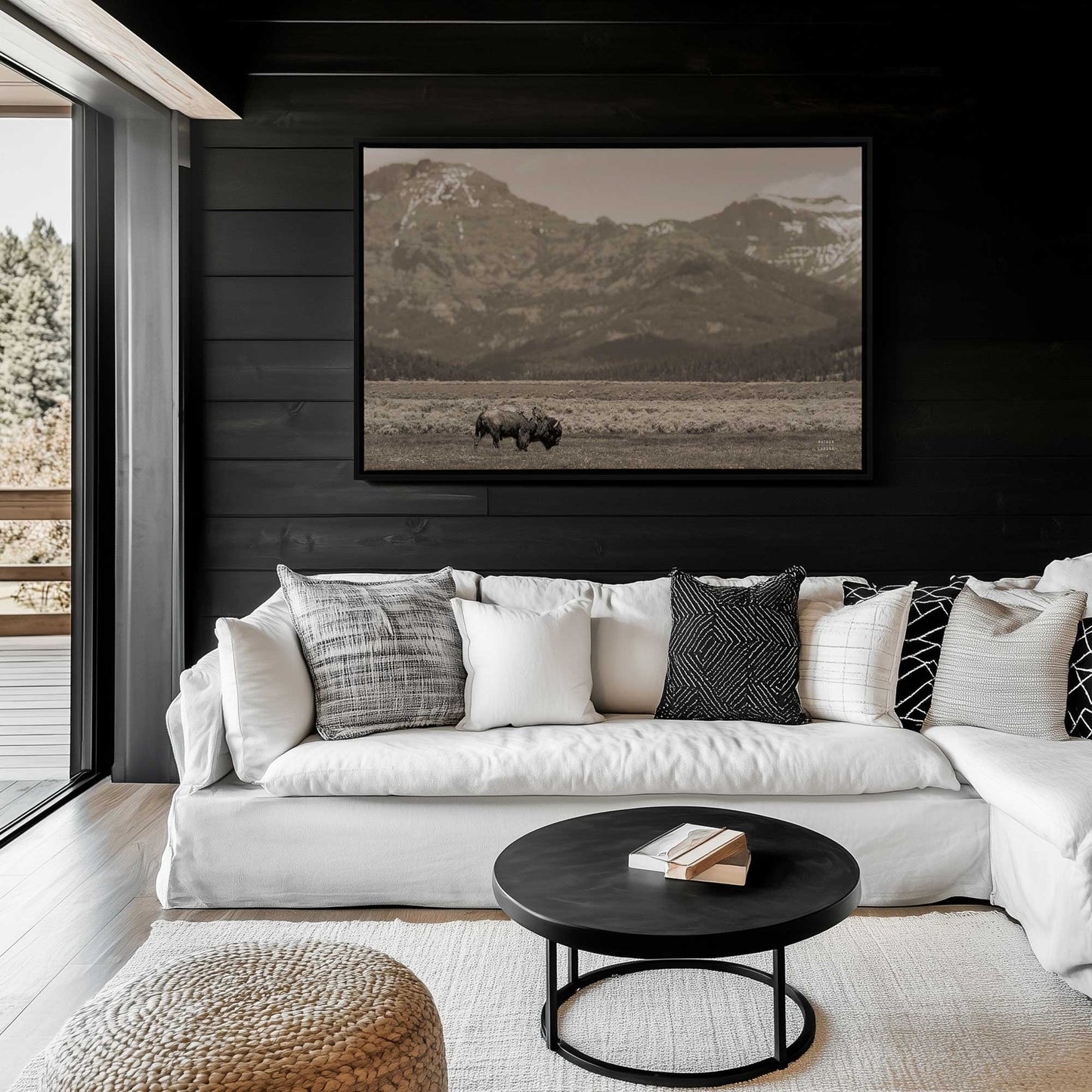 Picture of art in a room