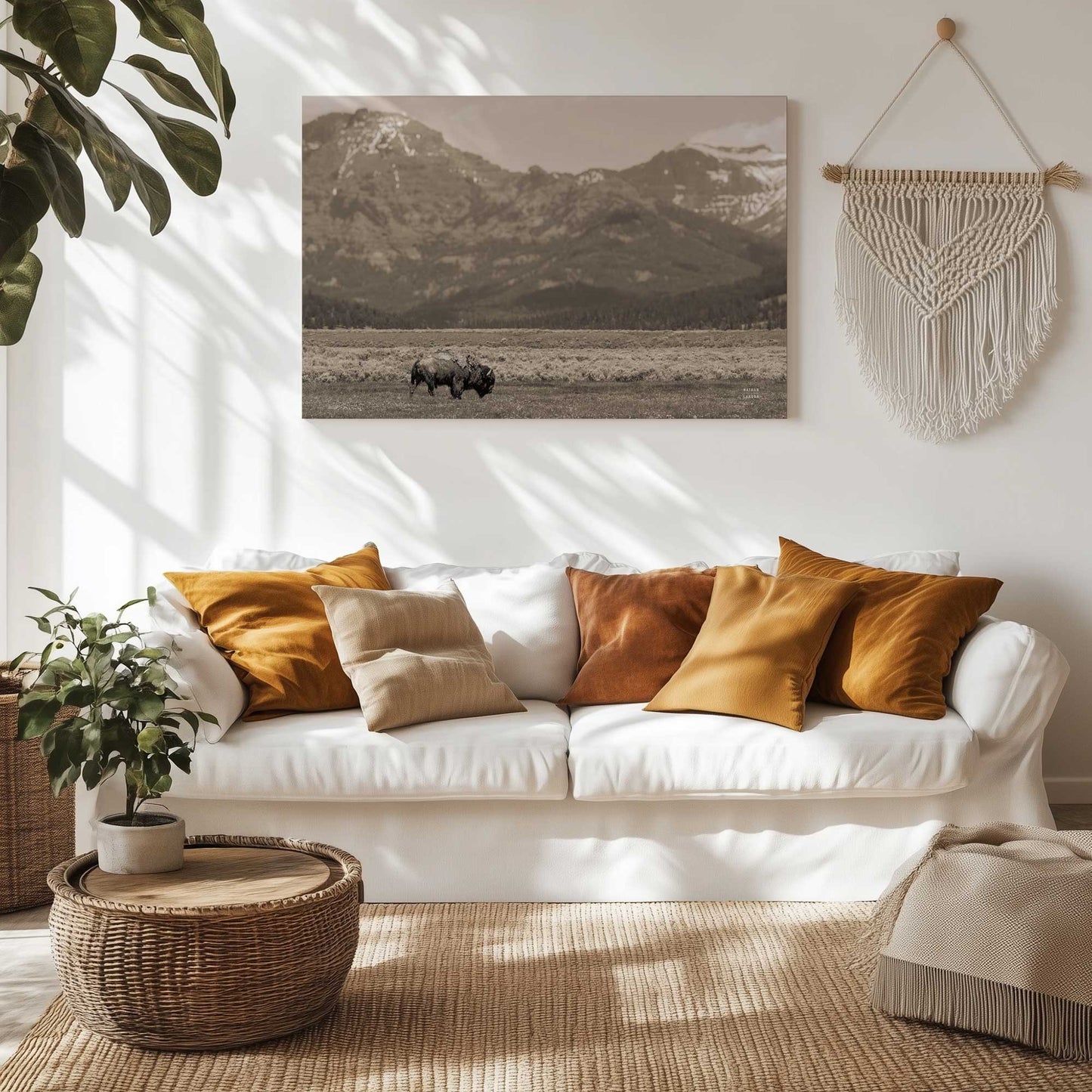 Picture of art in a room