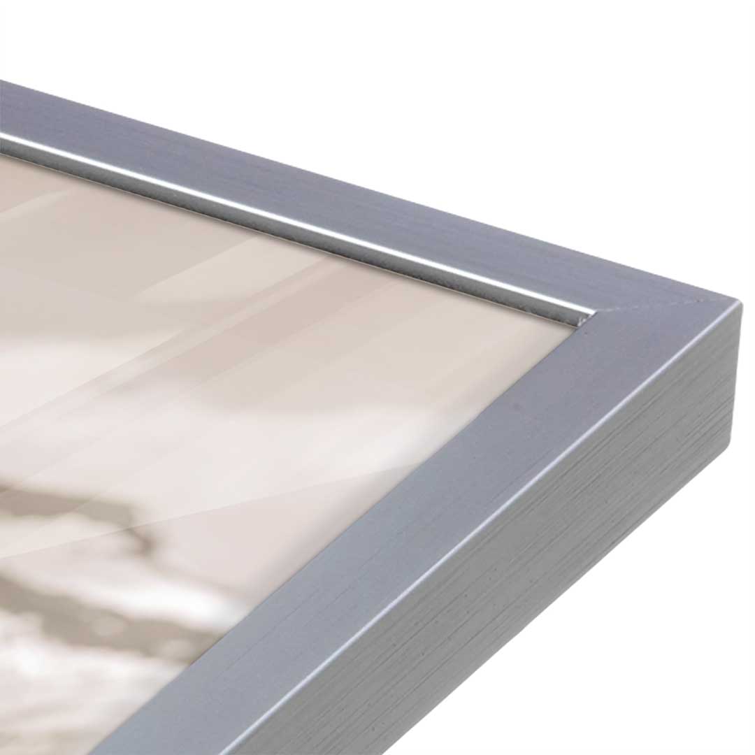 [Color:Polished Chrome], Picture of art in a Polished Chrome frame at an angle