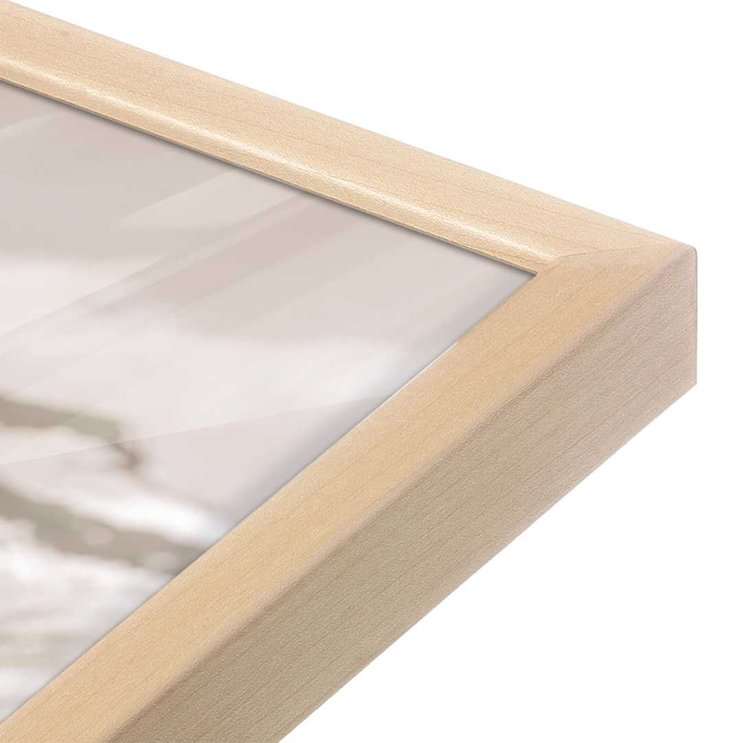 [Color:Raw Maple], Picture of art in a Raw Maple frame at an angle