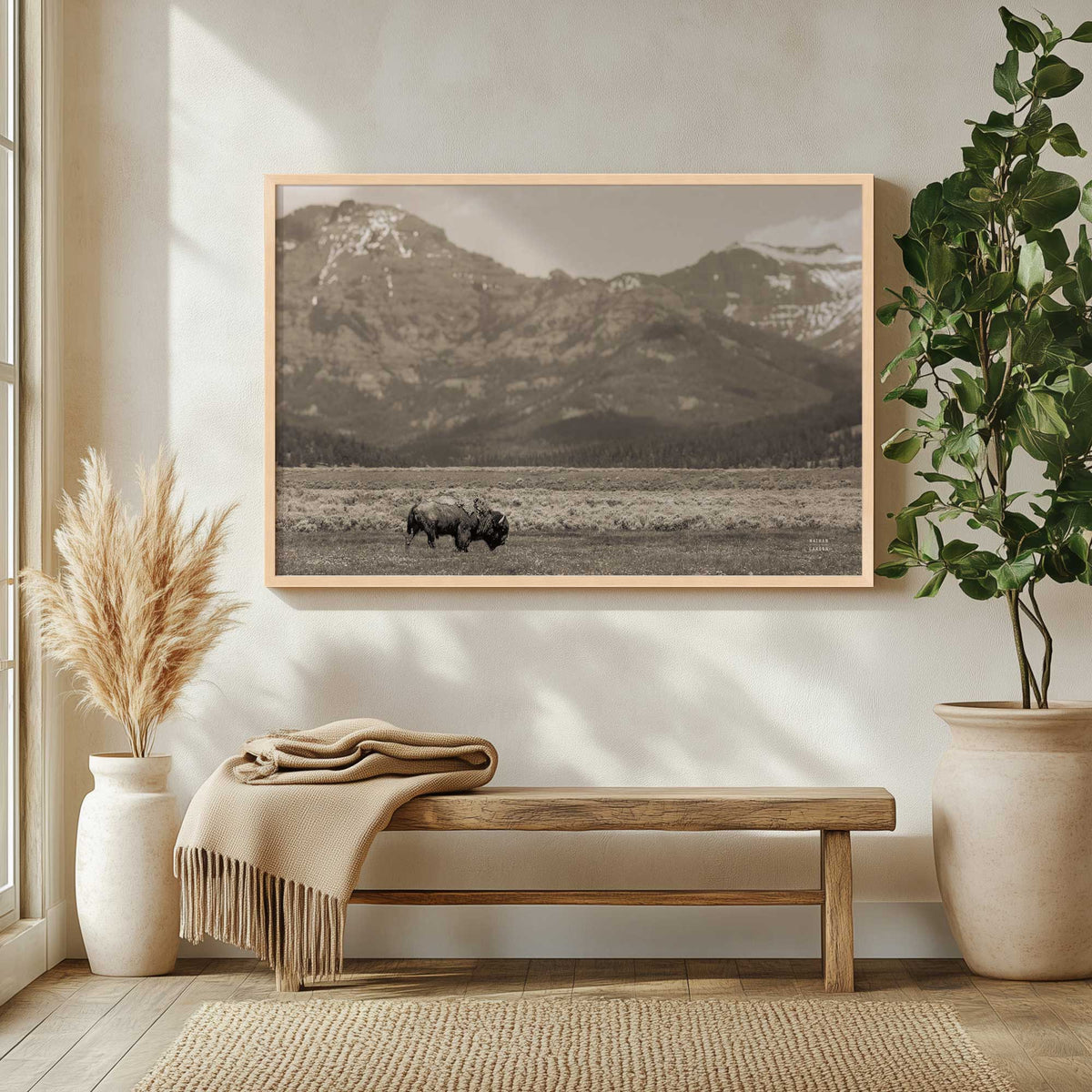 Picture of art in a room