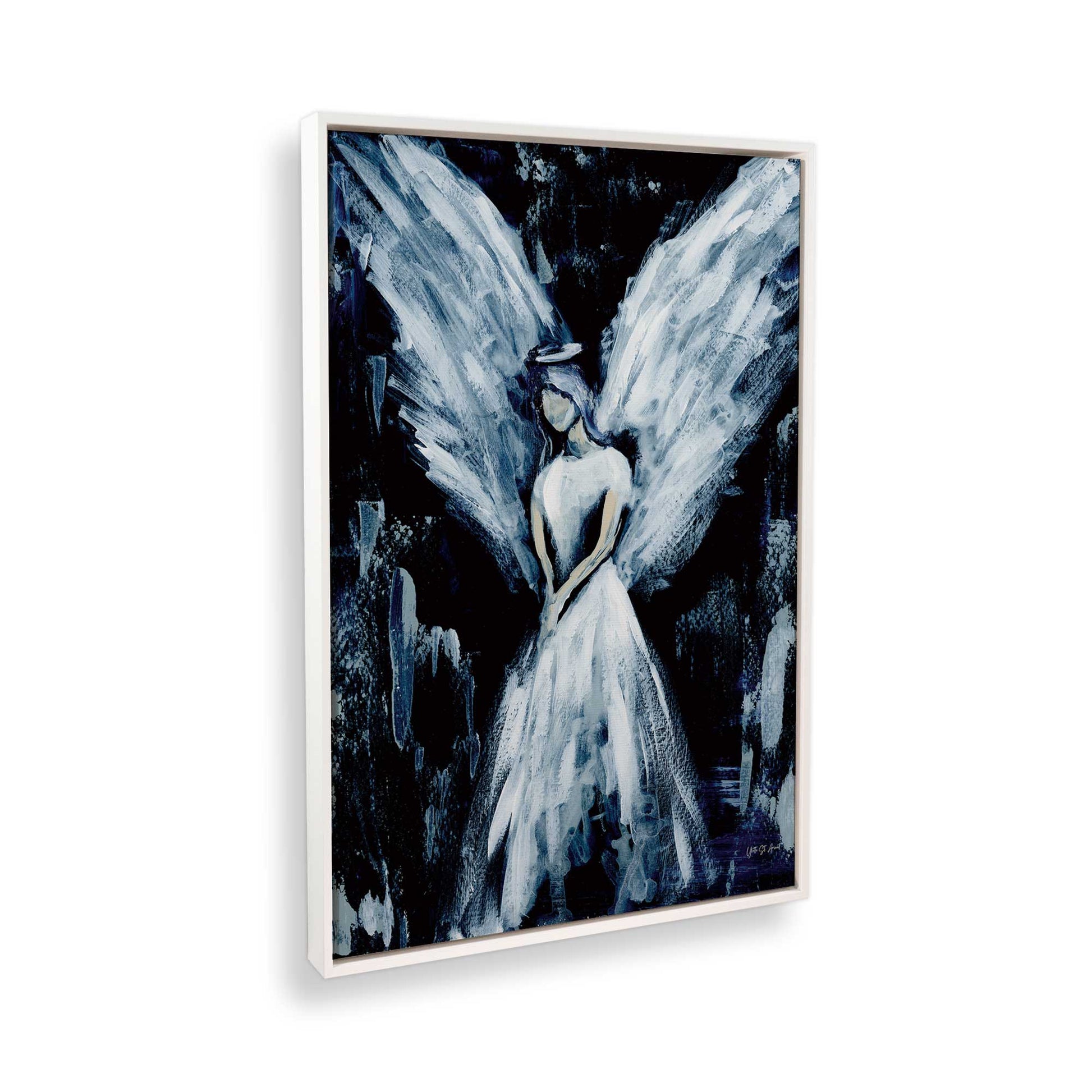 [Color:Opaque White], Picture of the corner of the art