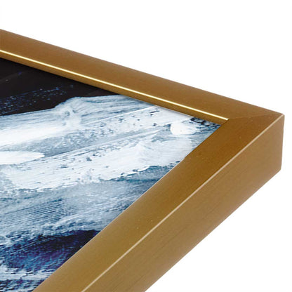 [Color:Polished Gold], Picture of art in a Polished Gold frame at an angle
