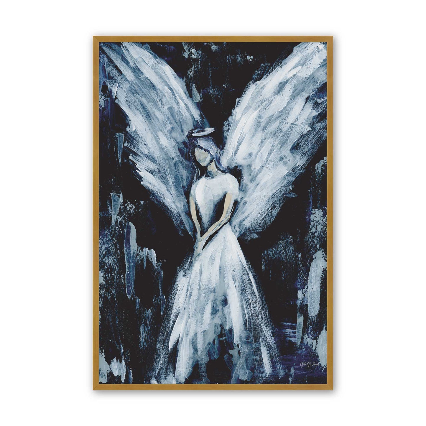 [Color:Polished Gold], Picture of art in a Polished Gold frame