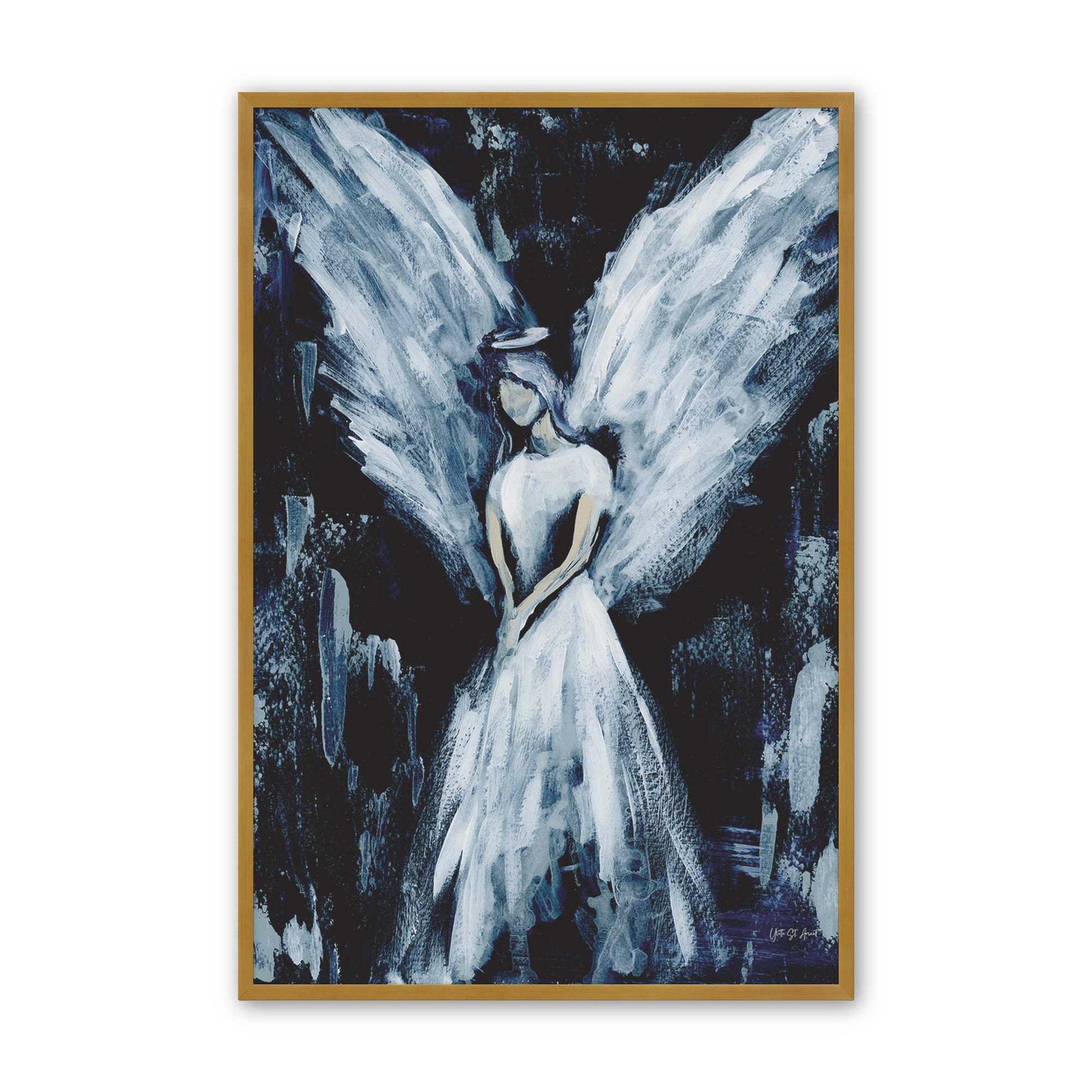 [Color:Polished Gold], Picture of art in a Polished Gold frame