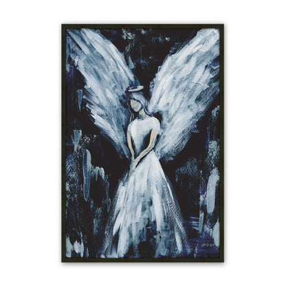[Color:Satin Black], Picture of art in a Satin Black frame