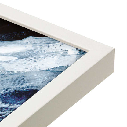 [Color:Opaque White], Picture of art in a Opaque White frame at an angle
