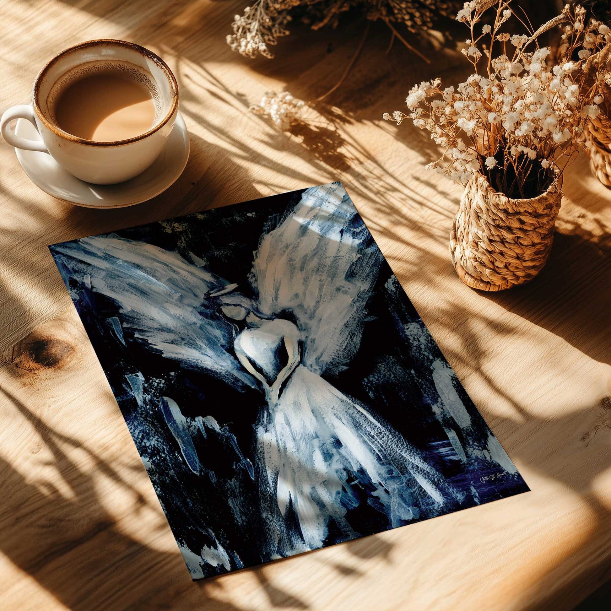 [Color:Rolled Print], Picture of close up of art