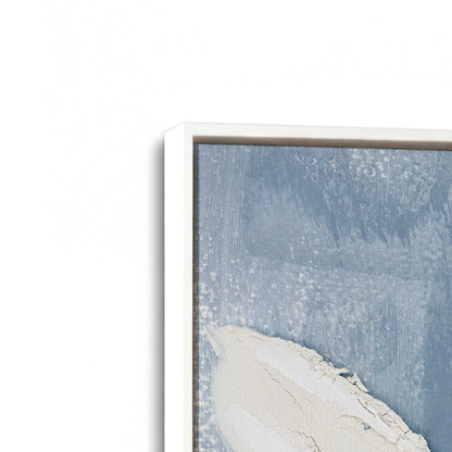 [Color:Opaque White], Picture of art in a White frame at an angle