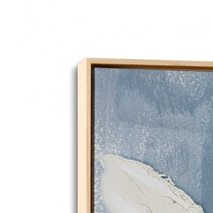 [Color:American Maple], Picture of art in a American Maple frame at an angle
