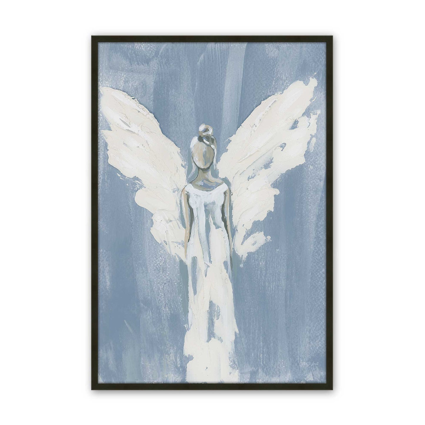 [Color:Satin Black], Picture of art in a Satin Black frame