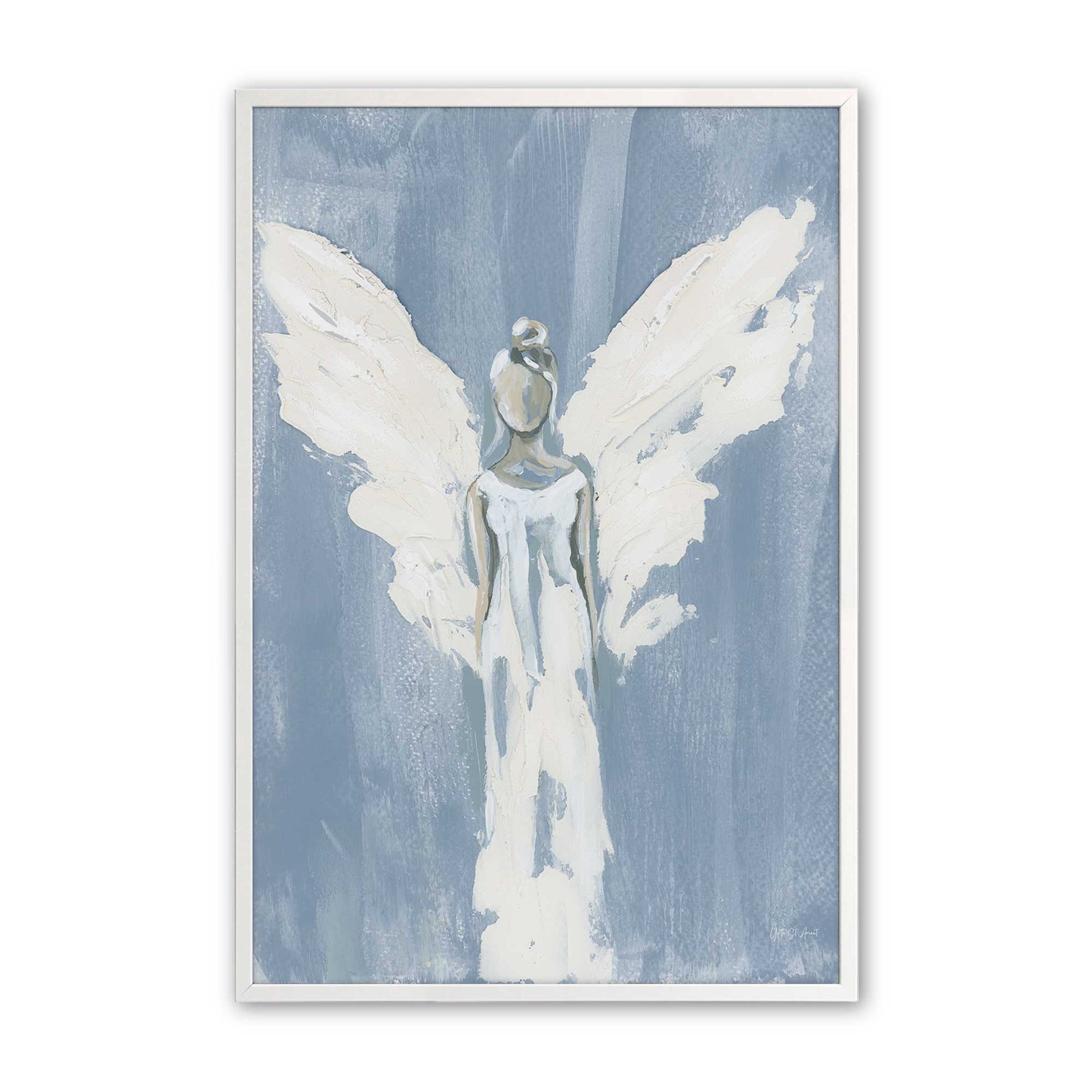 [Color:Opaque White], Picture of art in a Opaque White frame