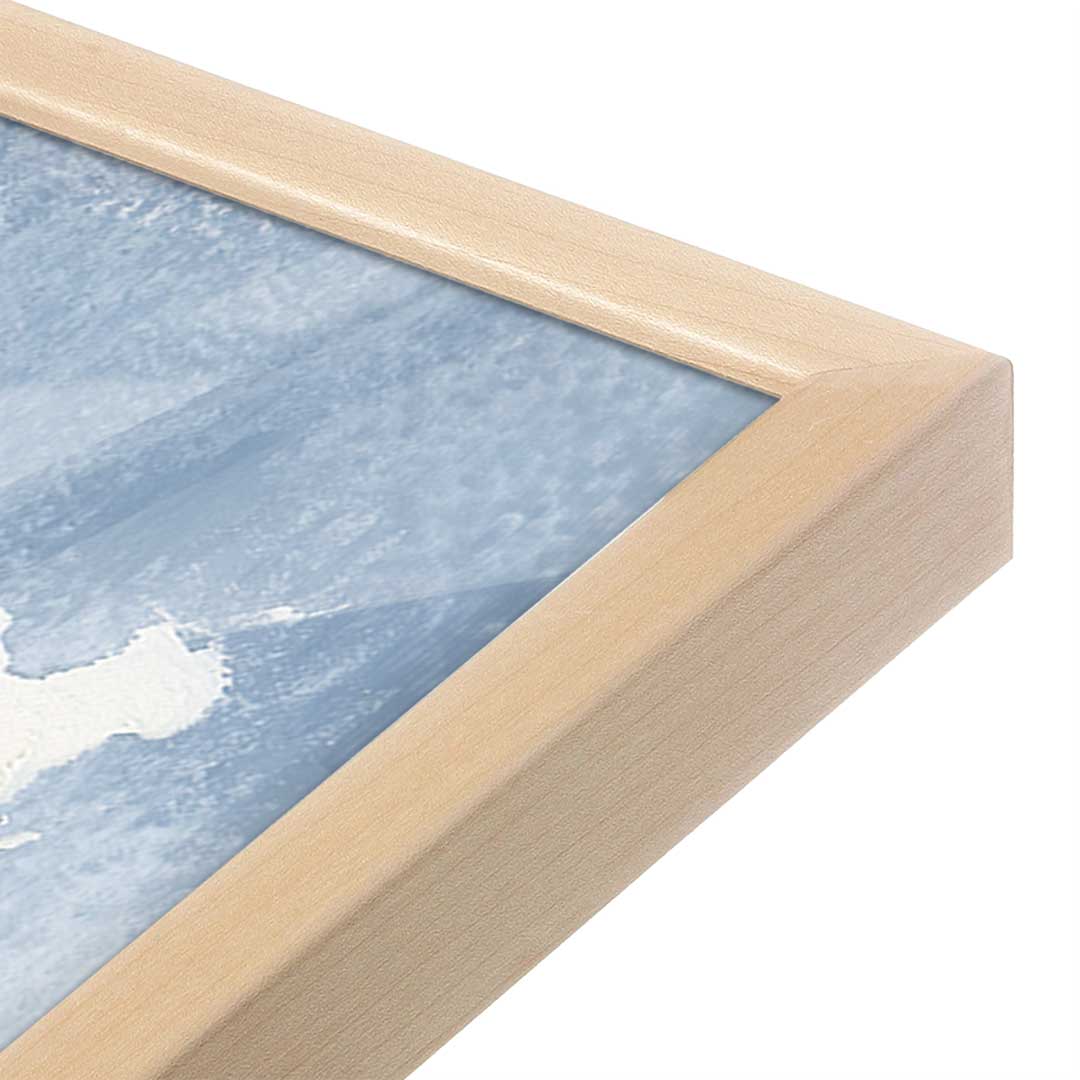 [Color:Raw Maple], Picture of art in a Raw Maple frame at an angle