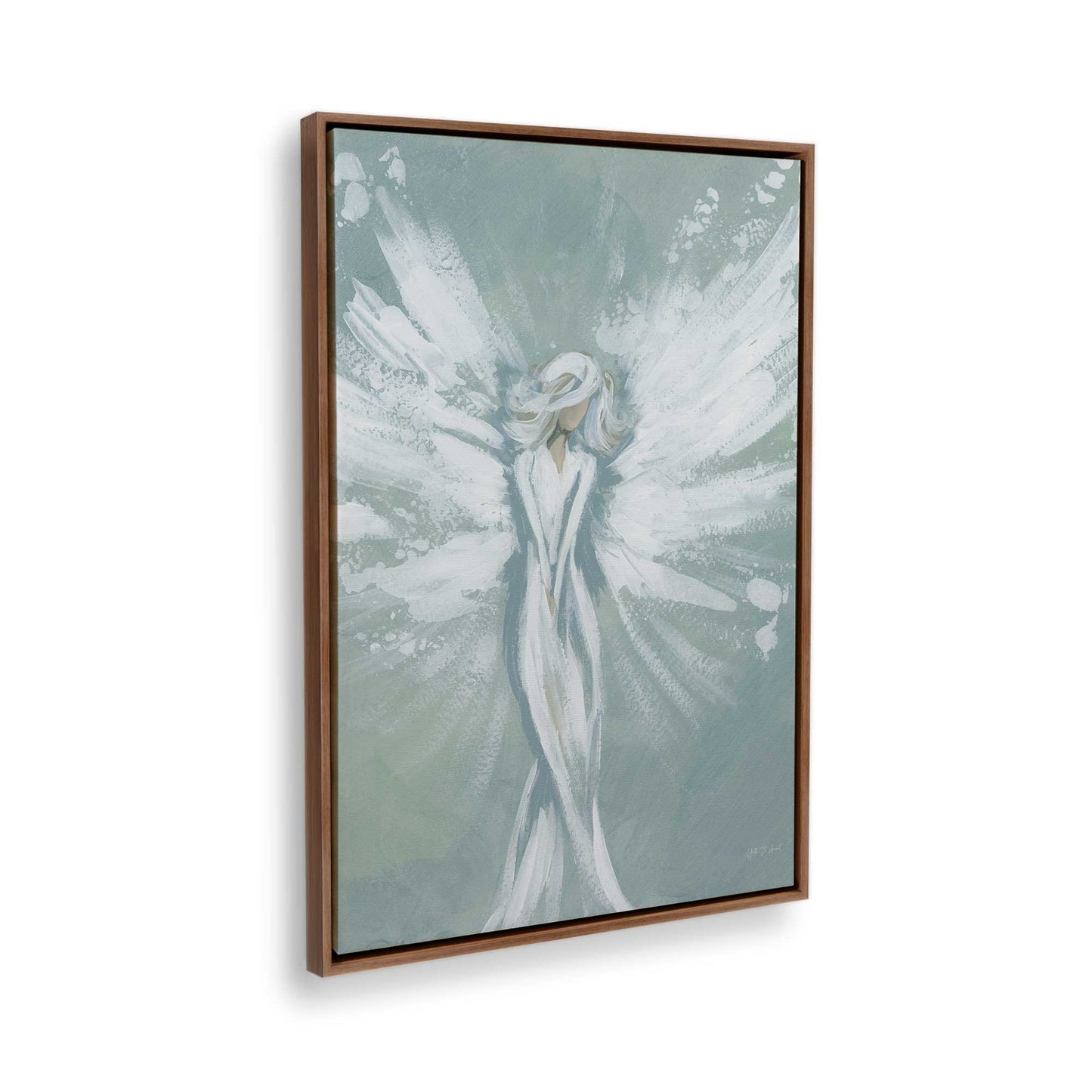 [Color:Walnut], Picture of the corner of the art