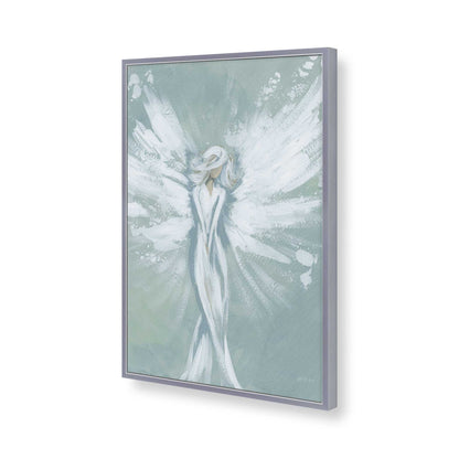[Color:Polished Chrome], Picture of art in a Polished Chrome frame of the corner