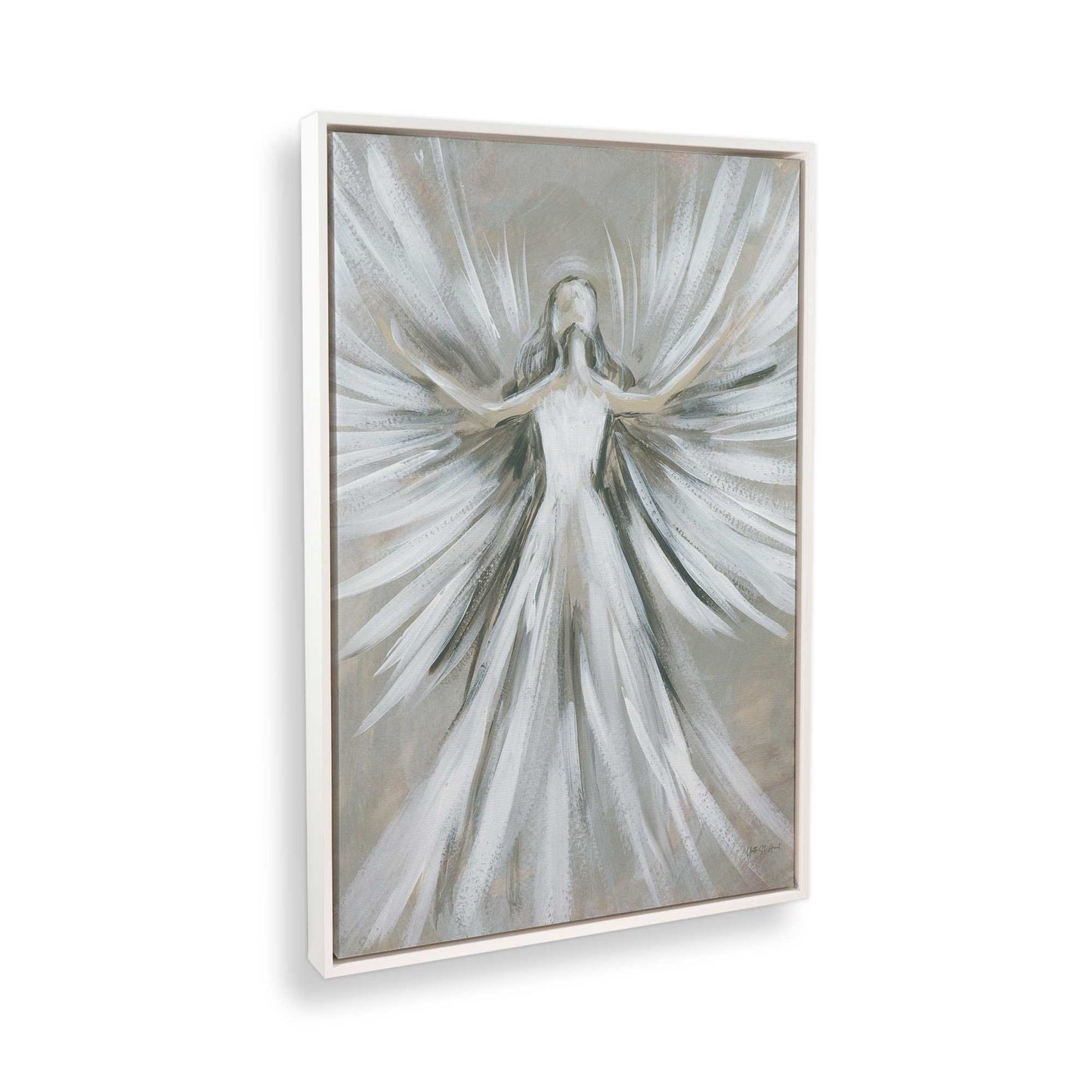 [Color:Opaque White], Picture of the corner of the art