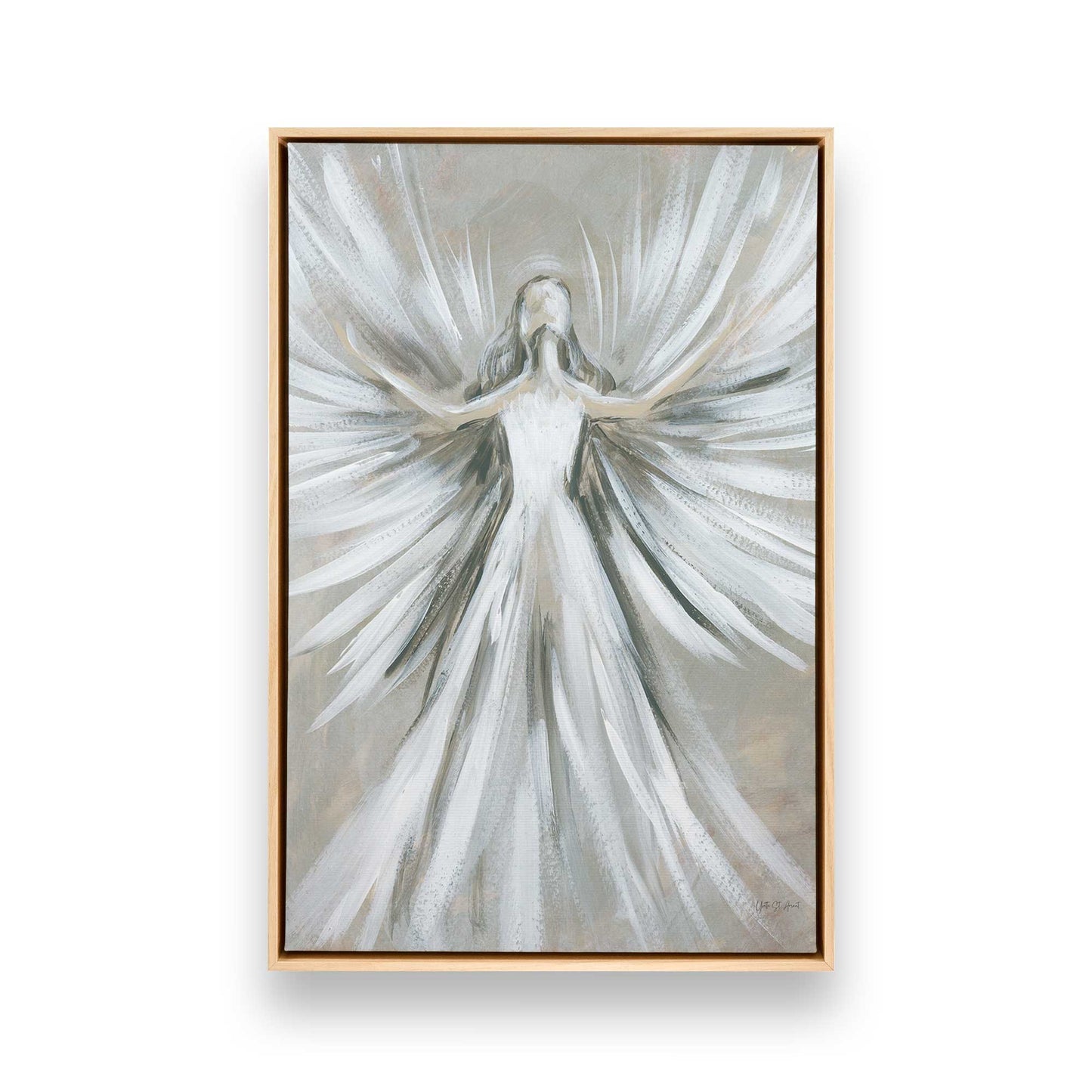 [Color:American Maple], Picture of art in a American Maple frame