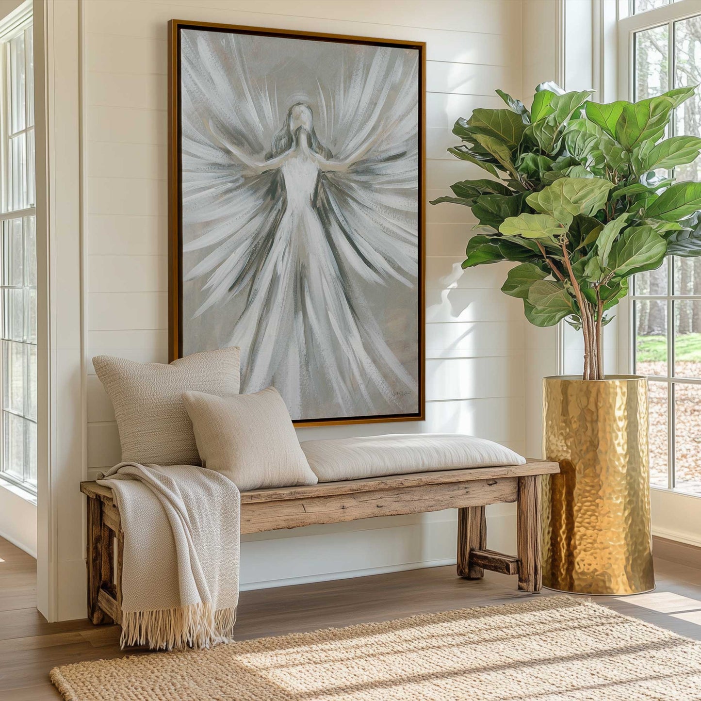 Picture of art in a room