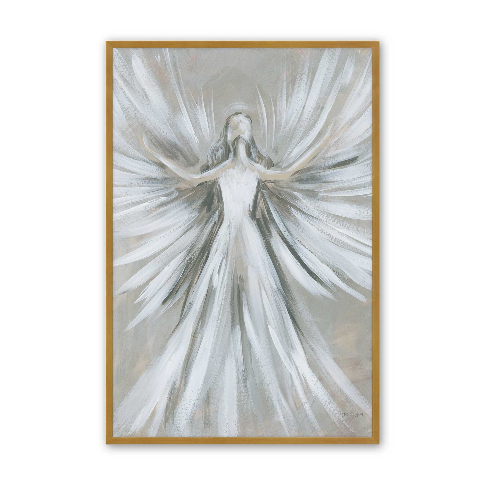 [Color:Polished Gold], Picture of art in a Polished Gold frame