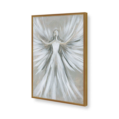 [Color:Polished Gold], Picture of art in a Polished Gold frame of the corner