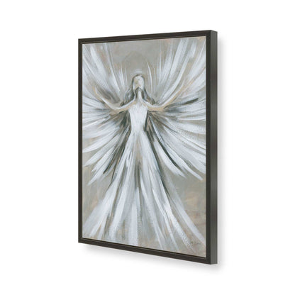 [Color:Satin Black], Picture of art in a Satin Black frame of the corner