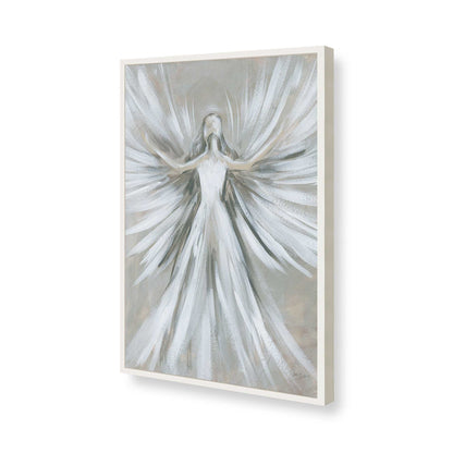 [Color:Opaque White], Picture of art in a Opaque White frame of the corner