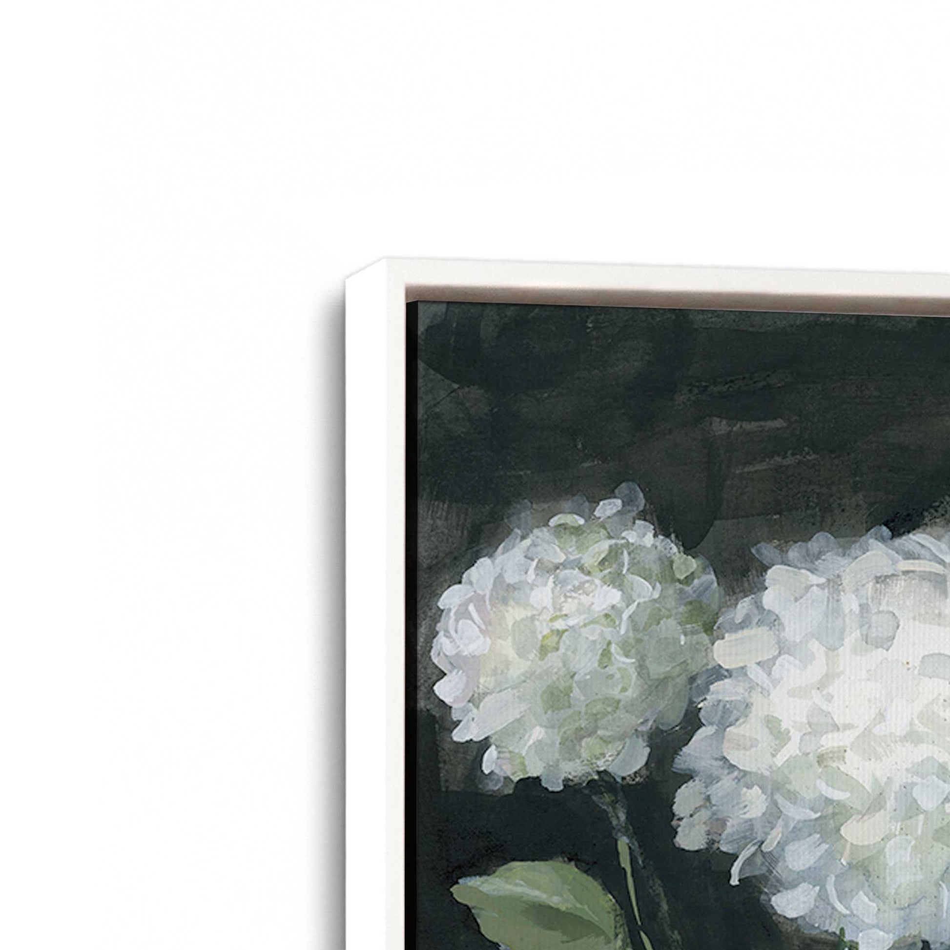 [Color:Opaque White], Picture of art in a White frame at an angle