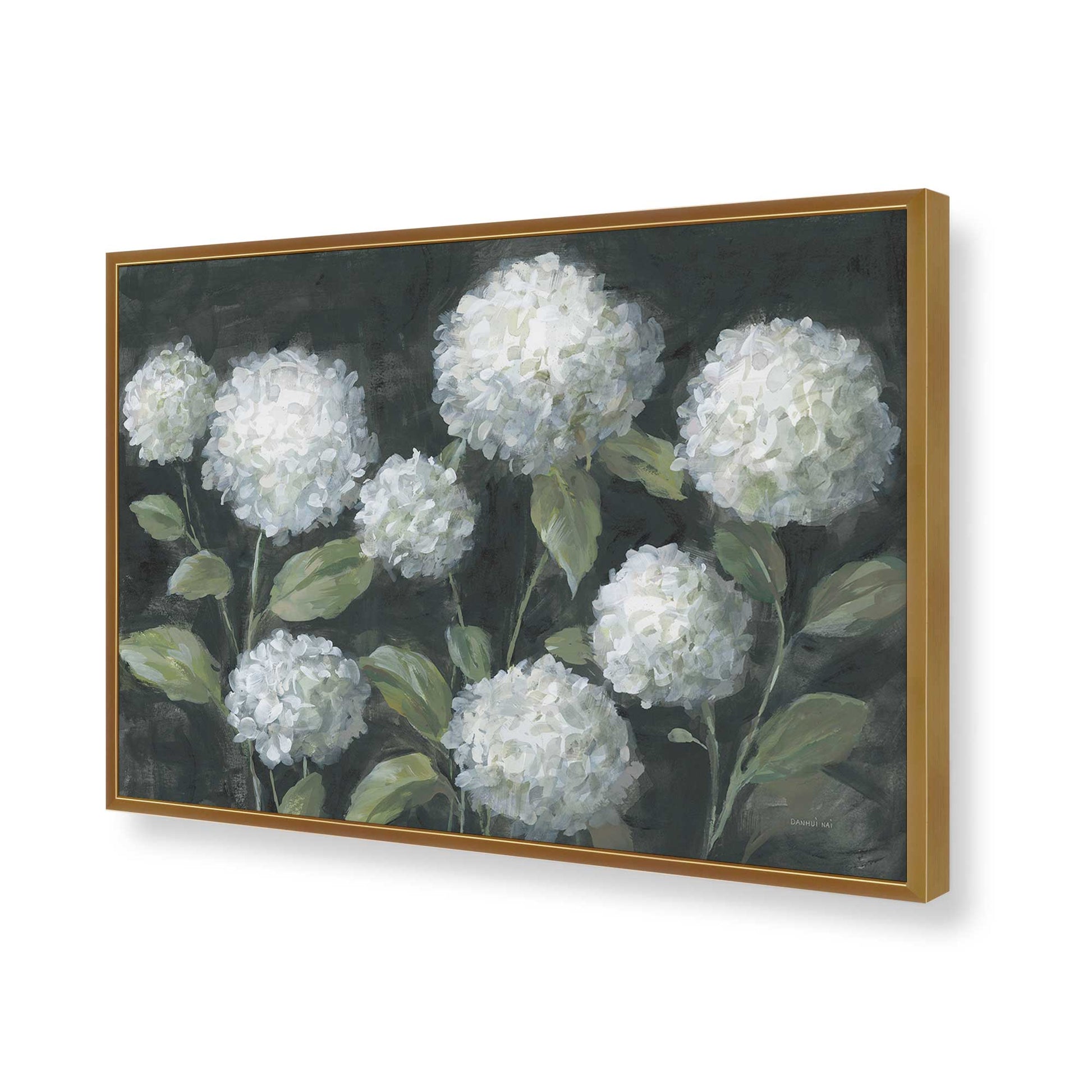 [Color:Polished Gold], Picture of art in a Polished Gold frame of the corner
