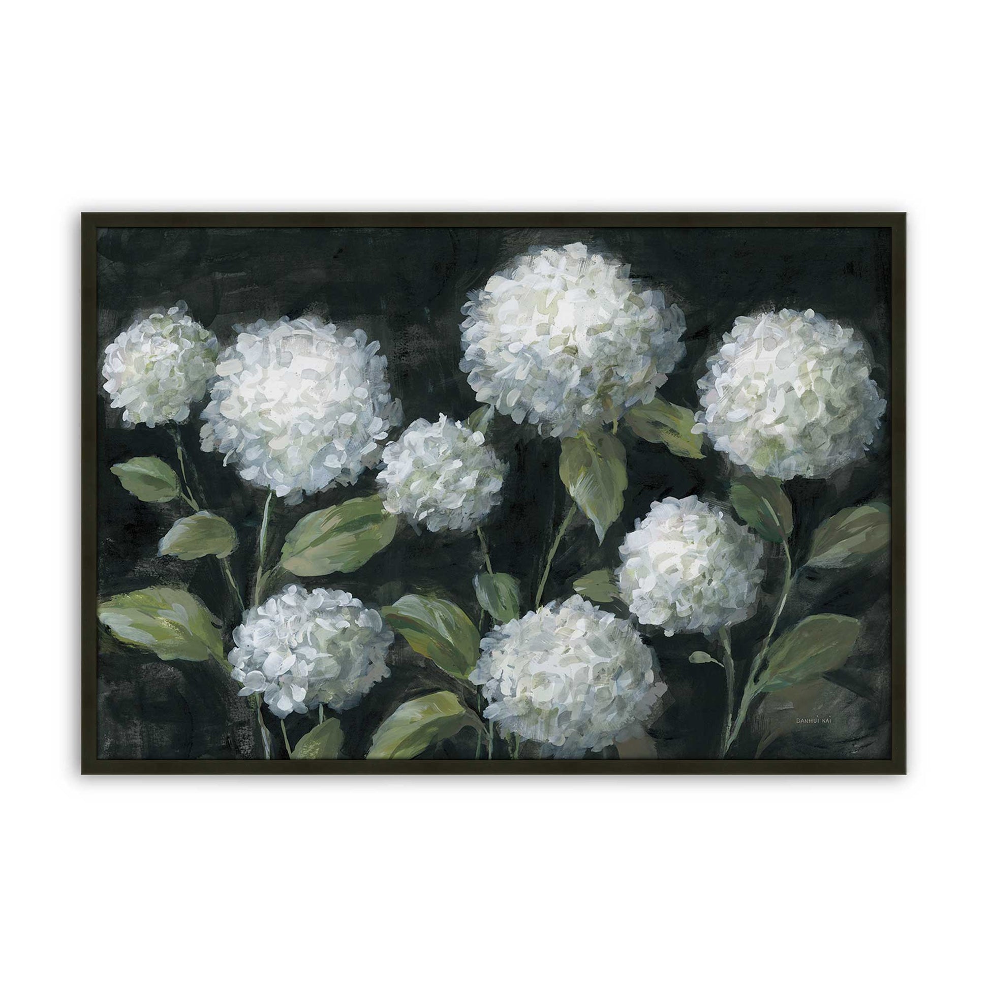 [Color:Satin Black], Picture of art in a Satin Black frame