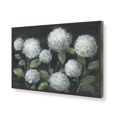 [Color:Satin Black], Picture of art in a Satin Black frame of the corner