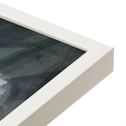 [Color:Opaque White], Picture of art in a Opaque White frame at an angle