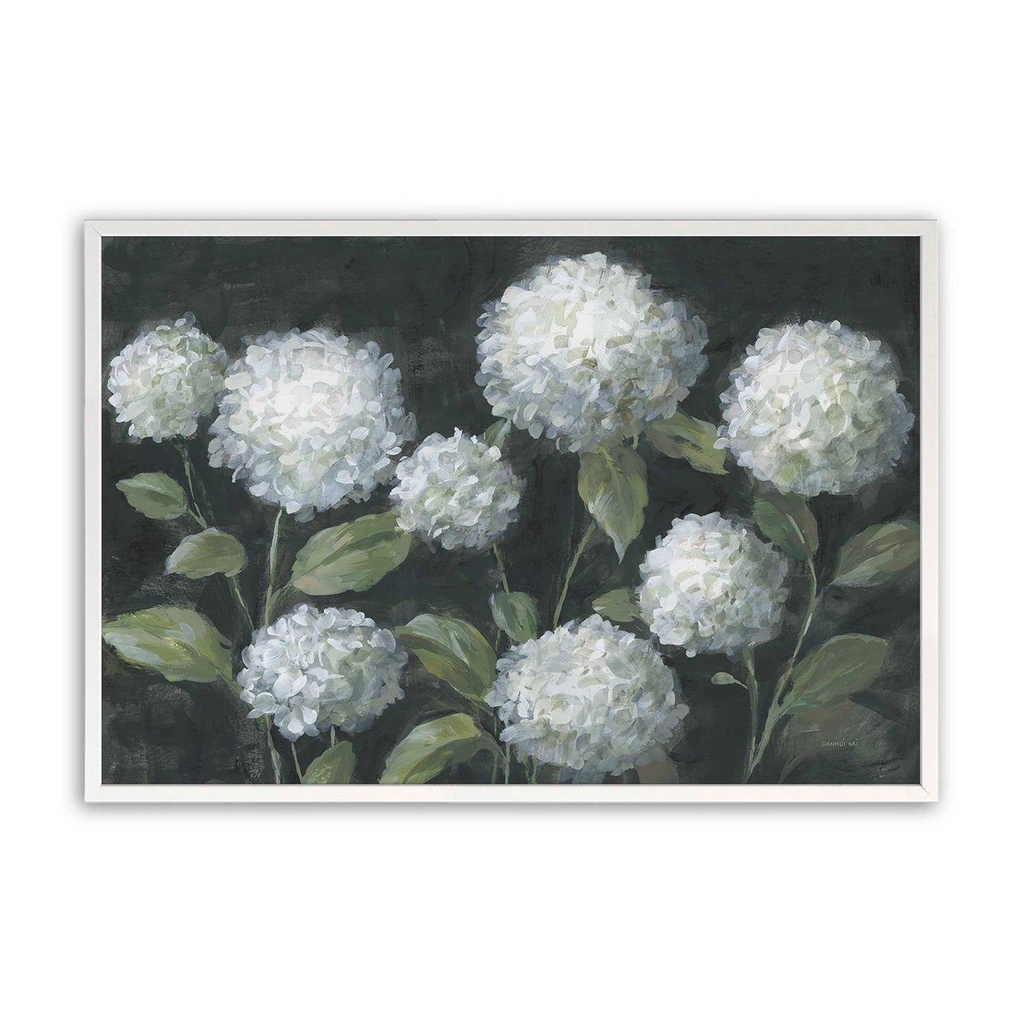 [Color:Opaque White], Picture of art in a Opaque White frame