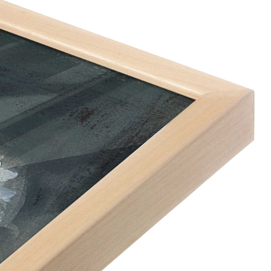 [Color:Raw Maple], Picture of art in a Raw Maple frame at an angle