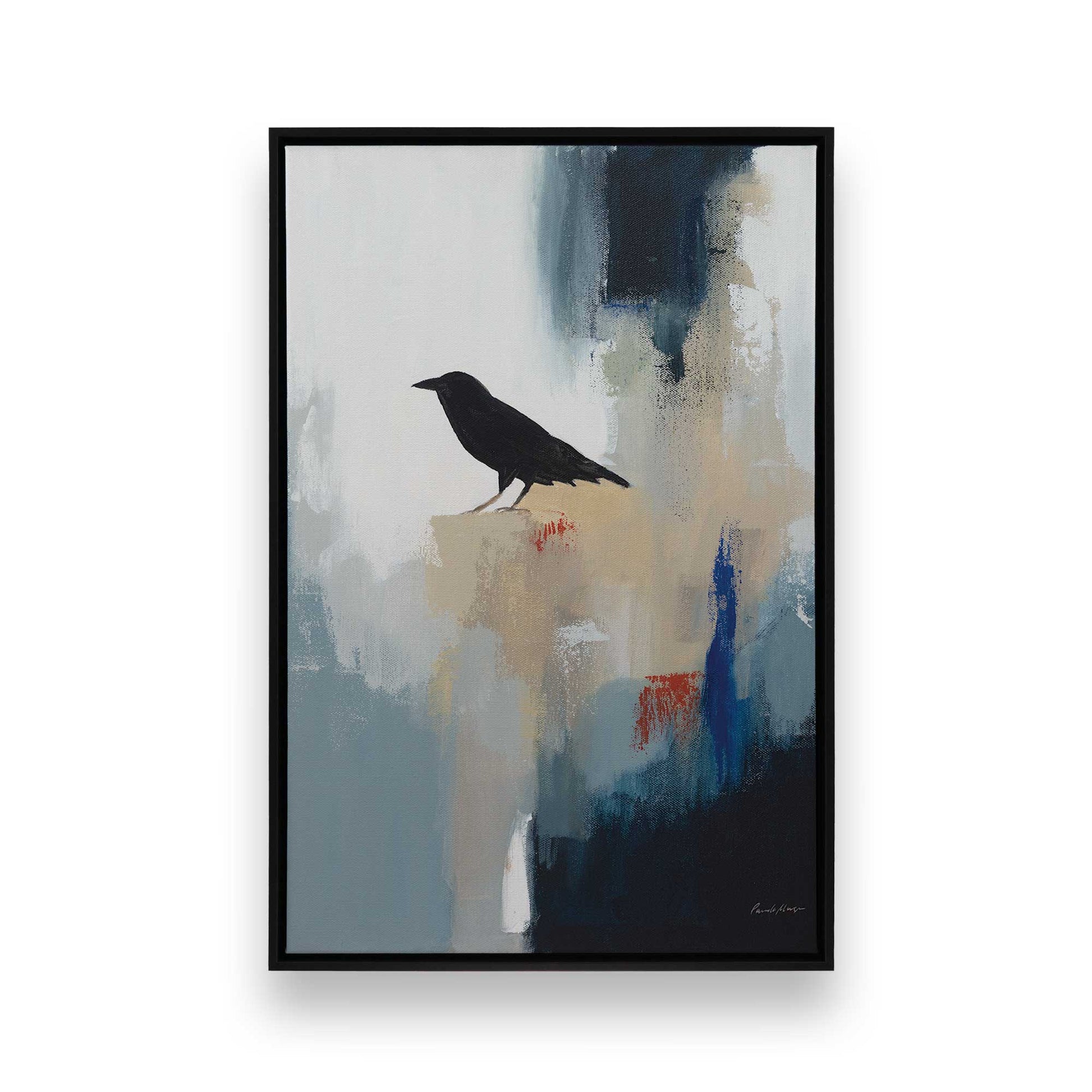 [Color:Satin Black], Picture of art in a Satin Black frame