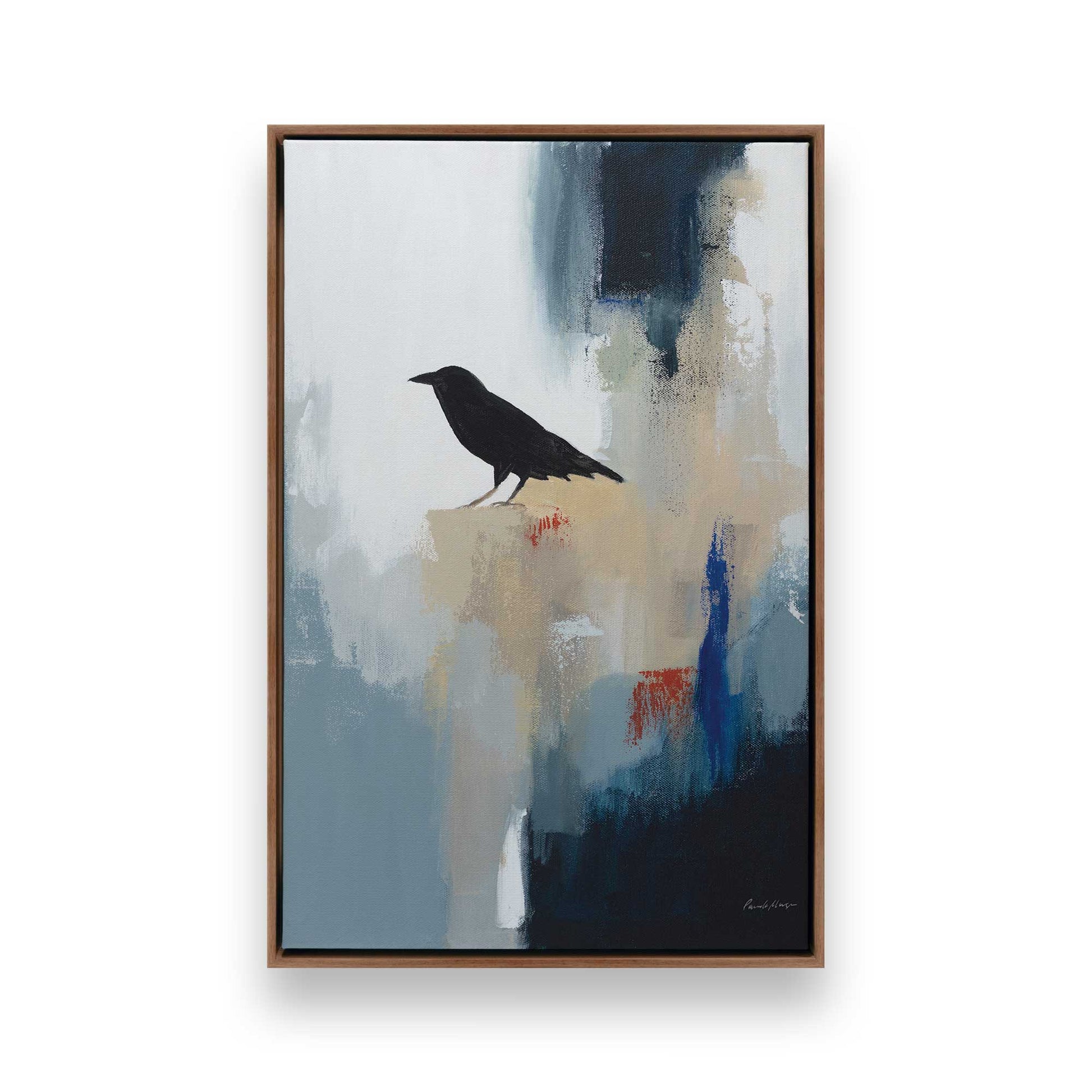 [Color:Walnut], Picture of art in a Walnut frame