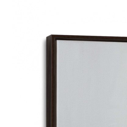 [Color:Espresso], Picture of art in a Espresso frame at an angle