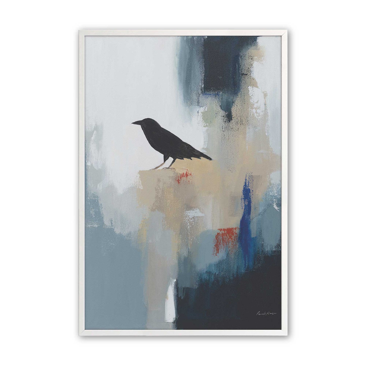 [Color:Opaque White], Picture of art in a Opaque White frame