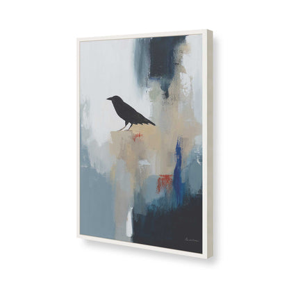 [Color:Opaque White], Picture of art in a Opaque White frame of the corner