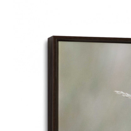 [Color:Espresso], Picture of art in a Espresso frame at an angle