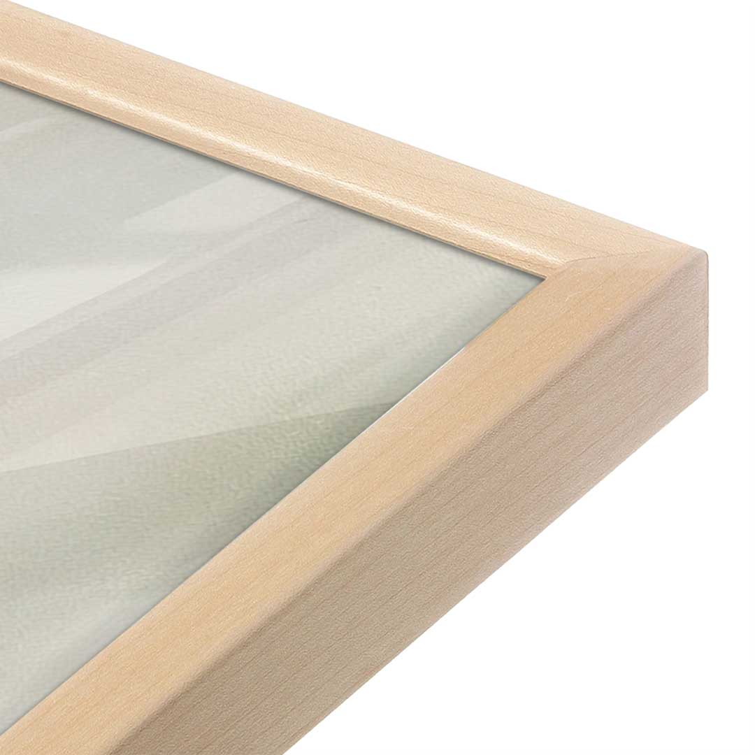 [Color:Raw Maple], Picture of art in a Raw Maple frame at an angle