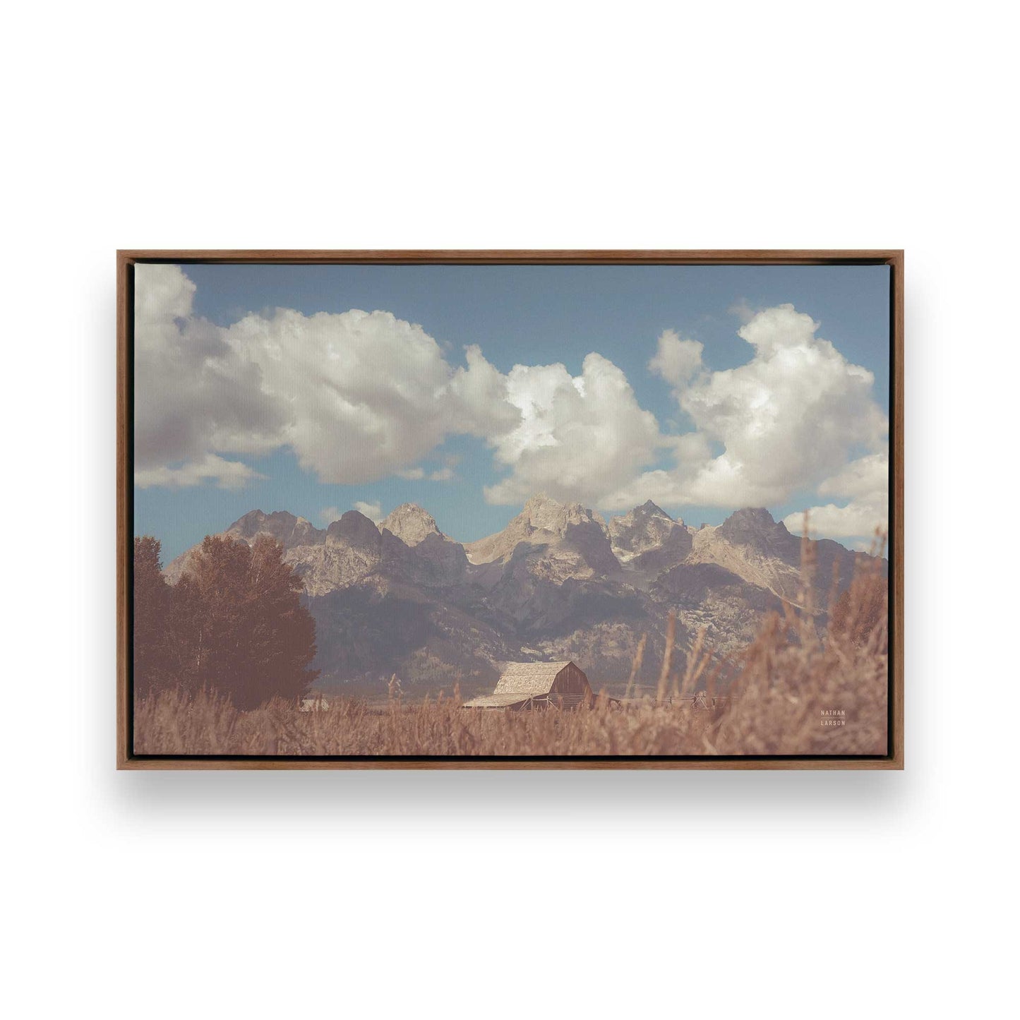 [Color:Walnut], Picture of art in a Walnut frame