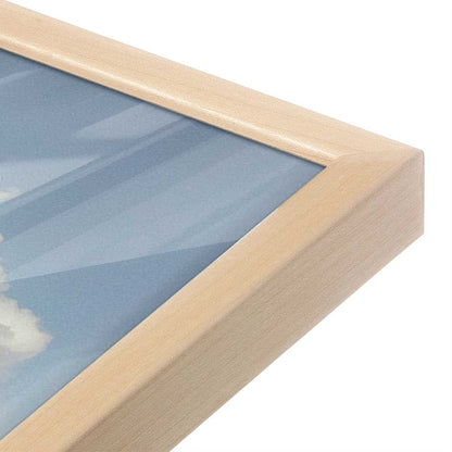 [Color:Raw Maple], Picture of art in a Raw Maple frame at an angle