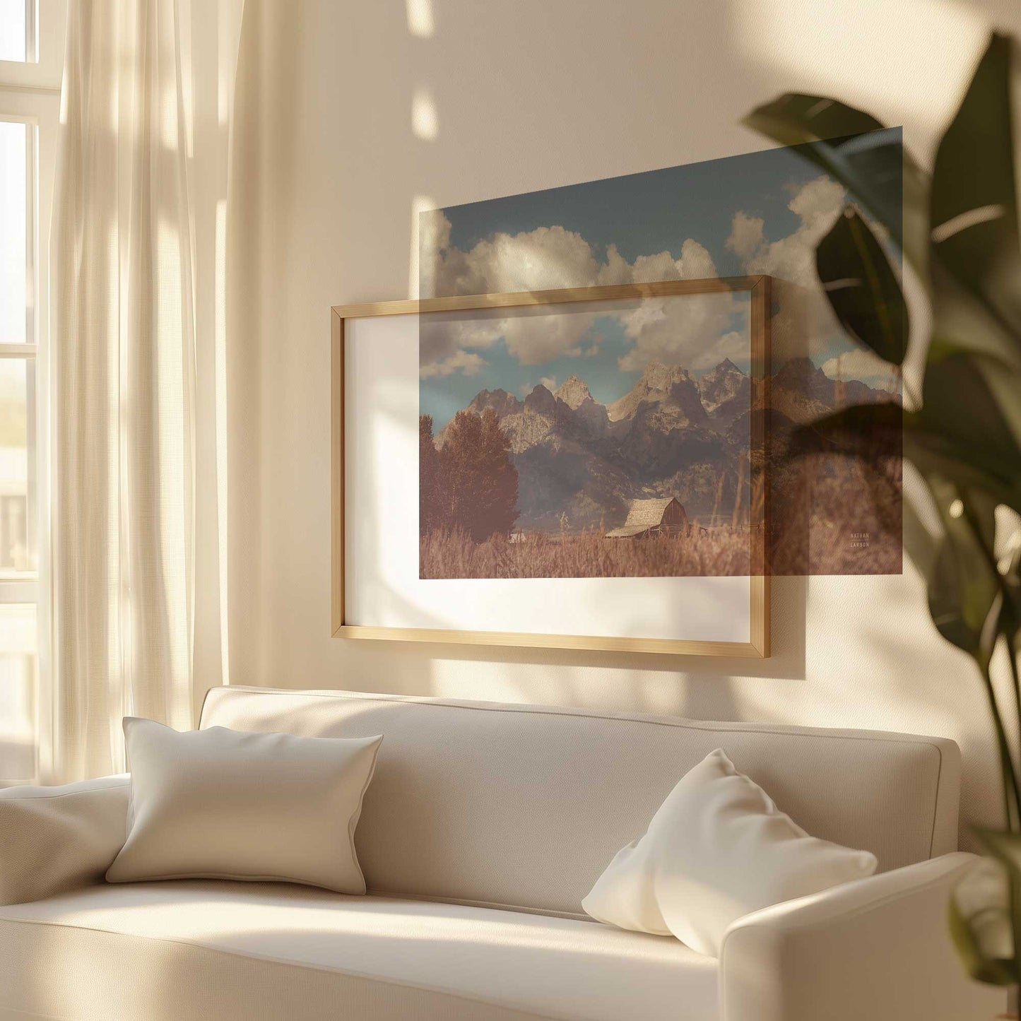 Picture of art in a room