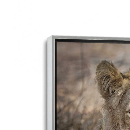 [Color:Polished Chrome], Picture of art in a Polished Chrome frame at an angle