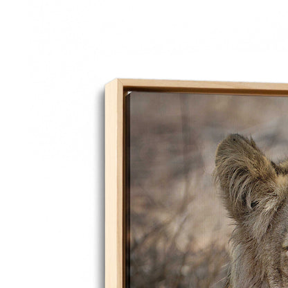 [Color:American Maple], Picture of art in a American Maple frame at an angle