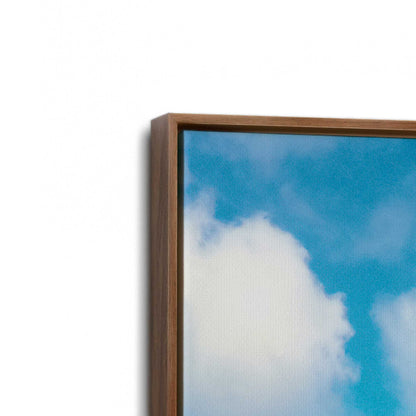 [Color:Walnut], Picture of art in a Walnut frame at an angle