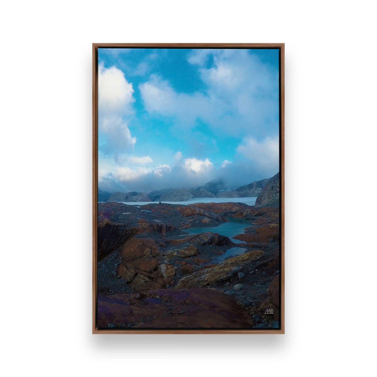 [Color:Walnut], Picture of art in a Walnut frame