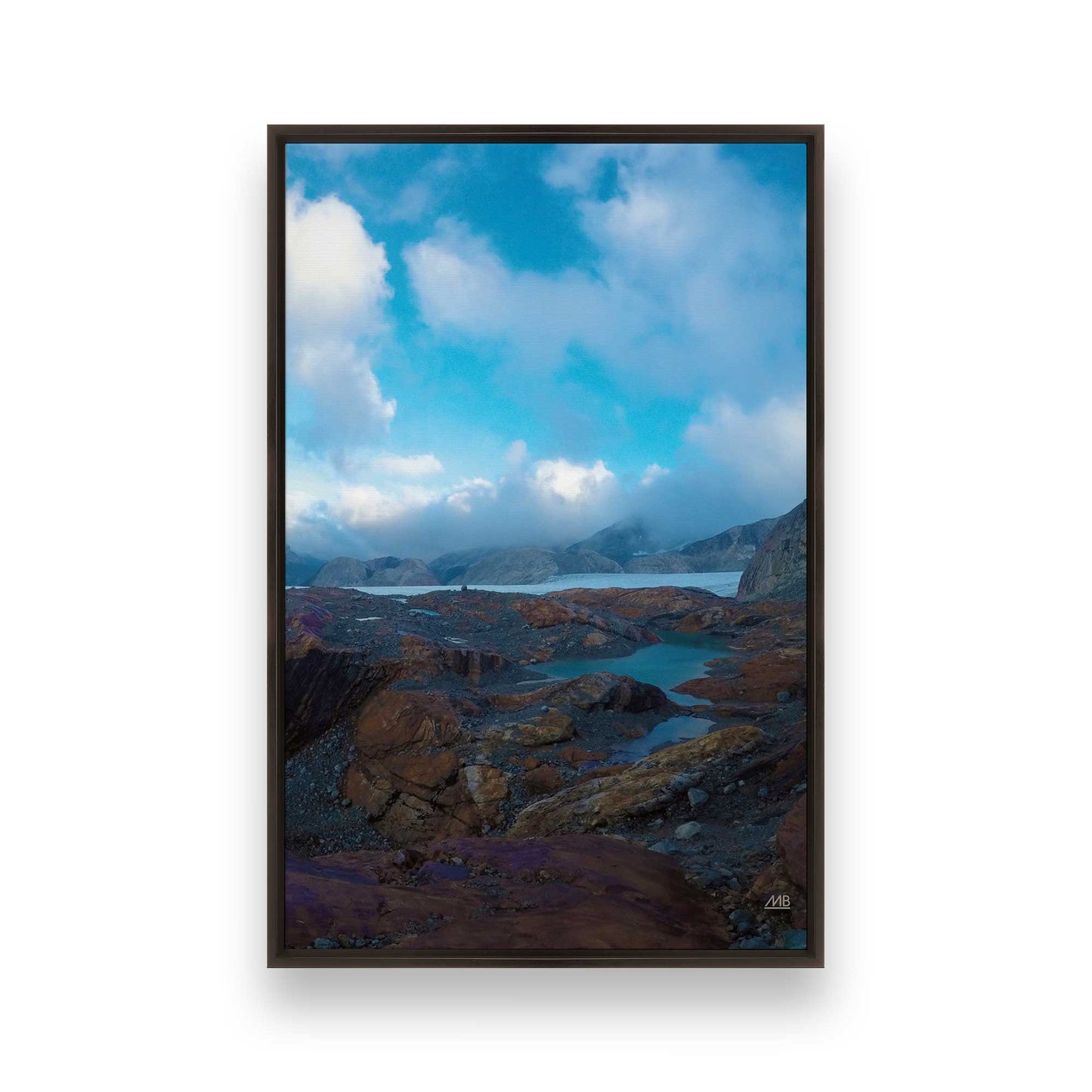 [Color:Espresso], Picture of art in a Espresso frame